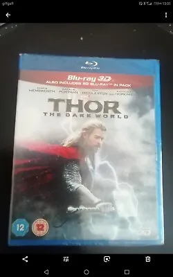 Thor The Dark World (3D + 2D Blu-ray 2014) Brand New. Cert 12. • £5.98