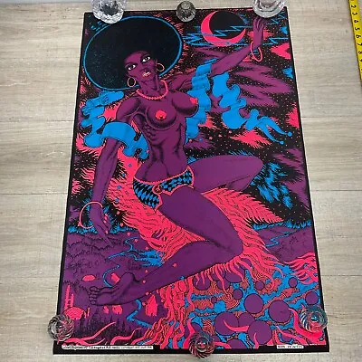Vintage 1973 Moon Princess Blacklight Poster One Stop Posters P27 • $99