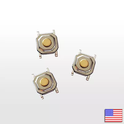 $2.99 • Buy 10x 4*4*1.5mm Surface Mount Tactile Pushbutton Switch 4x4 10pcs SMD Tact Micro