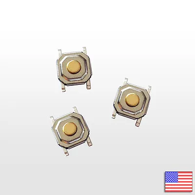 20pcs 4*4*1.5mm Pushbutton Micro Switch Surface Mount Tactile 4x4 20x SMD • $3.49