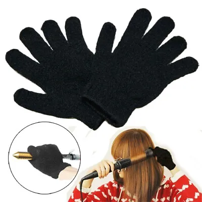 Heat Resistant Curling Protective Gloves Styling Straightener Salon Hair Curler • £3.02