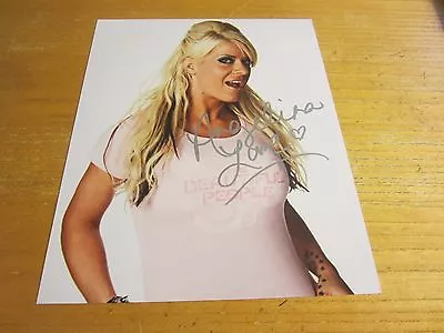 Angelina Love Wrestler Autographed 8X10 Photo Wrestling TNA WWE • $24.99