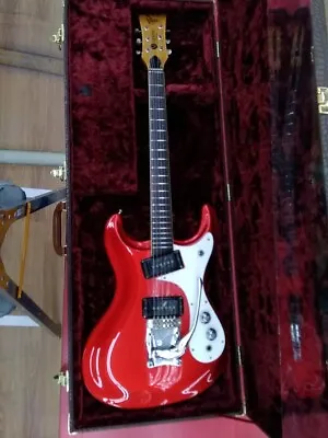 MOSRITE VENTURES MODEL Red Electric Guitar W/HardCase F/S • $2712