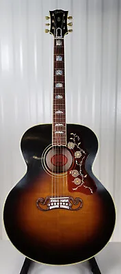 Gibson Acoustic 1957 SJ-200 6-str Acoustic Guitar - Vint Sunburst - Body Cracks • $1532