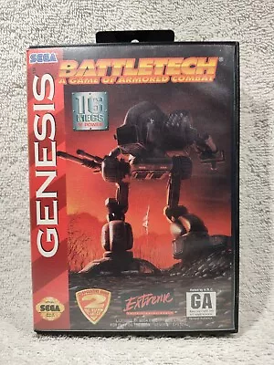BattleTech: A Game Of Armored Combat (Sega Genesis 1994) *CIB W/ Poster* Tested • $99.99
