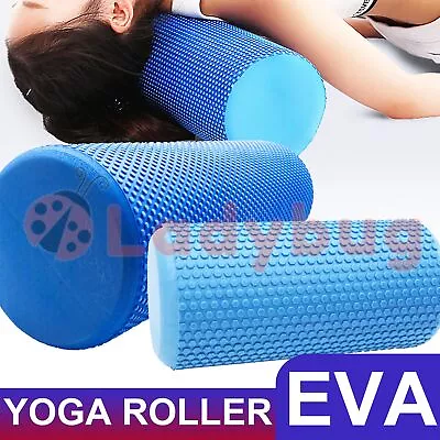 $20.81 • Buy EVA Yoga Foam Roller Physio Back Training Pilates GYM Home Back Exercise Massage
