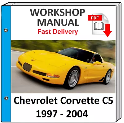 $6.99 • Buy Chevrolet Corvette C5 1997 - 2004 Service Repair  Manual Chevy 