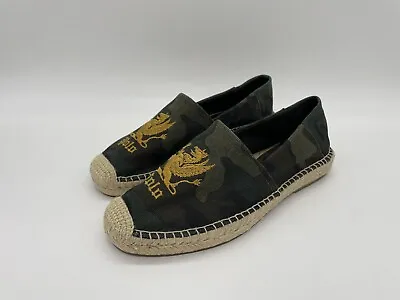 Polo Ralph Lauren Cevio Embroidered Camouflage Espadrilles SIZE 7.5 • $60