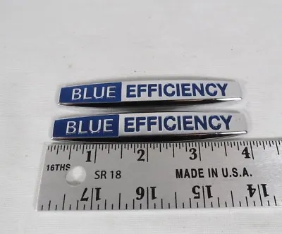 Mercedes Blue Efficiency Emblems Front Fender Badge Nameplate Logo Genuine OEM • $11.99