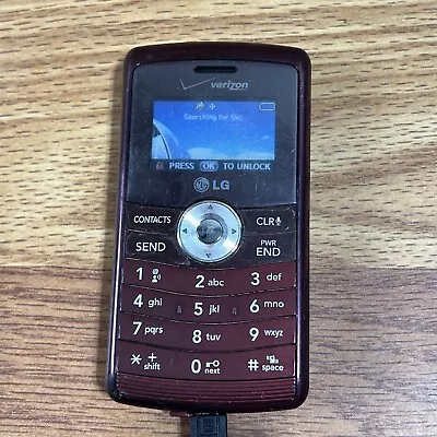 LG EnV3 LG-VX9200M Verizon Keyboard QWERTY Flip Phone Red/Maroon Tested | E7 • $21.47