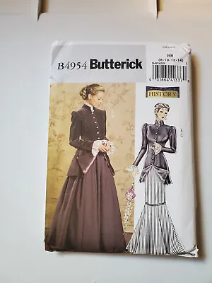 Butterick B4954 Misses'/Misses Edwardian FF 16-22 My Fair Lady Sewing Pattern • $7.90