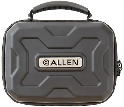 Allen EXO Handgun Case Black Polymer Egg Crate Foam Lockable 7  X 5.25  827 • $30.50