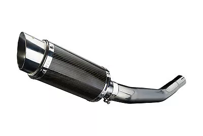 Kawasaki ZX-6R Delkevic Mini 8  Carbon Round Muffler Exhaust Slip On 2003 2004 • $319.99