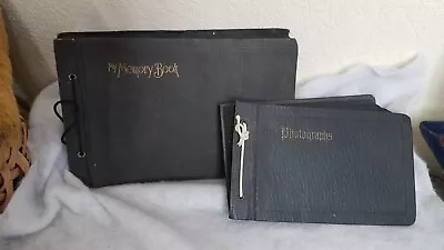 2 Vntg Blk Photo Albums W/20s-30s Photos • $65