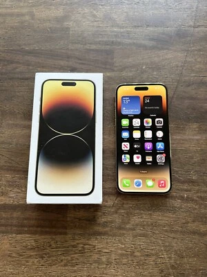 £980 • Buy Apple IPhone 14 Pro Max 128GB (Unlocked) 100% Battery - Gold - Pristine.