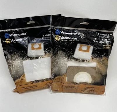 $14.85 • Buy 2 Vacmaster Dust Bags 3 Pack Vacuum 4-5 Gallons Dry For Vacmaster &ShopVac VDB45