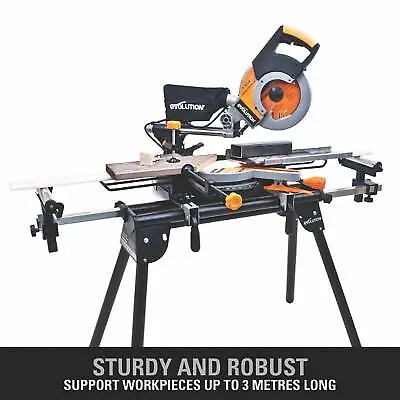 Mitre Saw Bench With Extensions Universal Chop Evolution Table Stand Workstation • £98.39