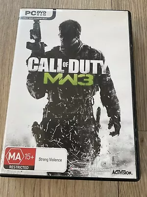 Call Of Duty Modern Warfare 3 Game For Windows Pc Dvd Rom Vintage Computer Game • $35