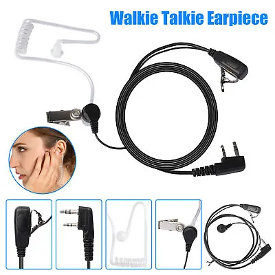 FBI Style Headset / Earpiece Mic For Motorola Walkie Talkie Talkabout Radio • $8.99