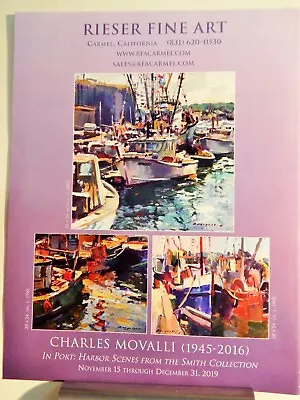 Charles Movalli  Art Piece Vtg Orig  2019 Advertisement • $17.44