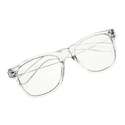 Men's Women VINTAGE RETRO Style Clear Lens EYE GLASSES Transparent Crystal Frame • $13.50
