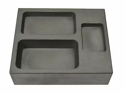 2-5-10 Oz Gold Graphite Ingot Bar Combo Mold Melting Casting Refining Scrap • $44.95