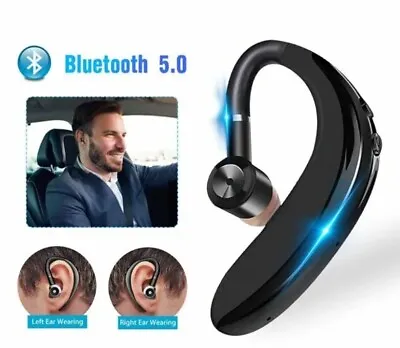 Bluetooth 5.0 Wireless Earpiece Headphones Earbuds Handsfree Headset With Mic UK • £4.98