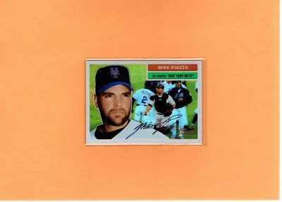 2005 Topps Heritage Chrome Refractor Mike Piazza-New York Mets #THC43 SR#495/556 • $5.99