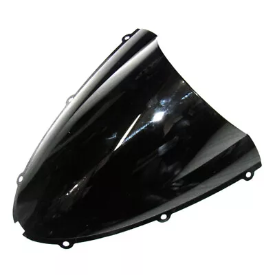 Black Front Windscreen Windshield For Kawasaki Ninja ZX6R 2005 2006 2007 2008 • $31.56