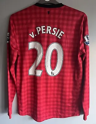 Manchester United Home Football Shirt 2012/2013 Men’s Medium Van Persie 20 • £49.99