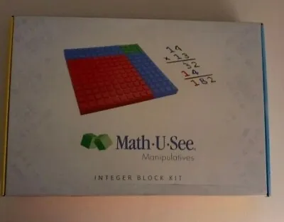 Math-U-See Beta Universal Set With Manipulatives Integer Block Kit BRAND NEW • $157.99