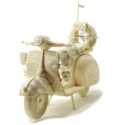 Scooter: Matchcraft Matchstick Model Craft Construction Kit Motorcycle Kit • £22.75