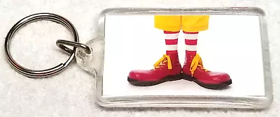 Ronald McDonald® Dismembered Feet Keychain Bright Red Yellow 1990s Vintage • $15.95