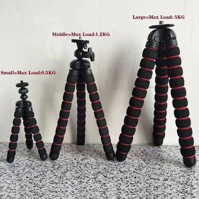 $11.61 • Buy High Quality 5KG Octopus Flexible Tripod Stand For Gopro Hero Phone Canon Nikon 