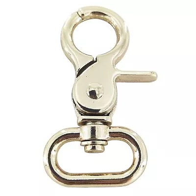 Trigger Snap Metal Hook Swivel Lobster Clasps Purse Bag 3/4 Inch Clips Qualit... • $12.99