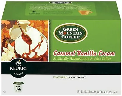 Green Mountain Coffee K-Cup Caramel Vanilla Cream 12 Count • $16.61