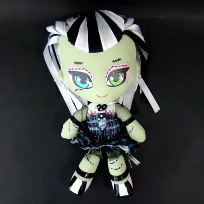 Monster High Frankie Stein Freaky & Fabulous Stuffed Plush Rag Doll Ribbon Hair • $11.74