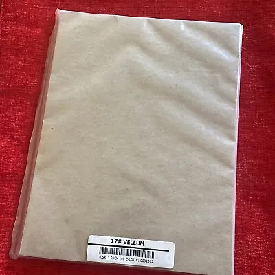 100 Pack Vellum Paper 8.5 X 11  • $22