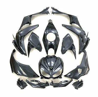 15Pcs Carbon Fiber Injection BodyWork Fairing Cowl For Kawasaki Z1000 2014-2016 • $174.99