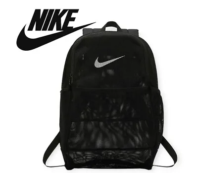 Nike Brasilia Mesh Black Gym Backpack 26L • $69.99