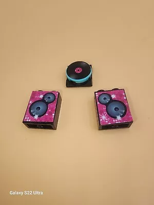 Barbie Mega Bloks  Super Star Stage  Replacement Speakers And Record Player • $11.87