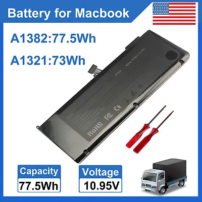 A1382 Battery For MacBook Pro A1286 Mid 2009 2010 2012 Late/Early 2011 A1321 NEW • $24.59