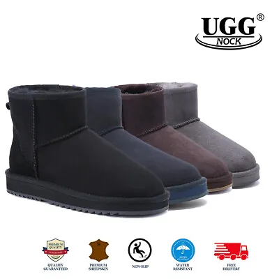 $45.99 • Buy UGG Boots Womens Short Classic Unisex Kids Boots Water Resistant Sheepskin Wool