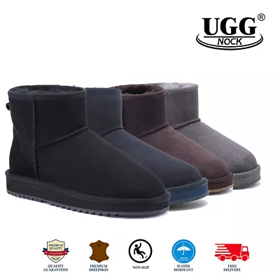 UGG Boots Womens Short Classic Unisex Kids Boots Water Resistant Sheepskin Wool • $41.39