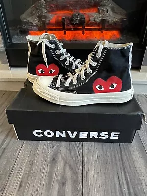 £0.99 • Buy Converse Comme Des Garcons Play High Tops 4