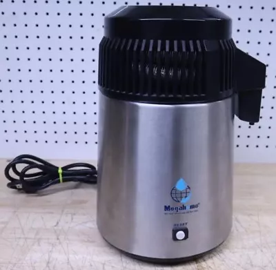 Used Working MegaHome MH943S Counter Top Water Distiller Black/Stainless - USA • $189.95