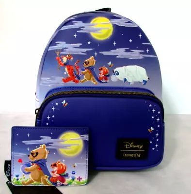 Disney Loungefly Winnie The Pooh Mini Backpack Halloween & Card Holder NWT • $136.69