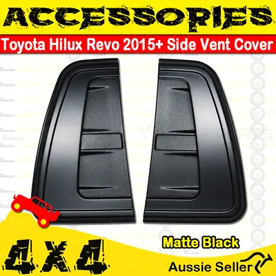 Superior Accessories Side Vent Cover MATTE Black Fits Hilux 2015+ 4x4 4WD • $30