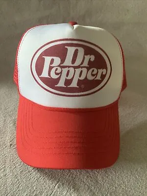 Dr Pepper Retro Vintage 90’s Look Trucker Cap Mesh Snap Back • $12.95