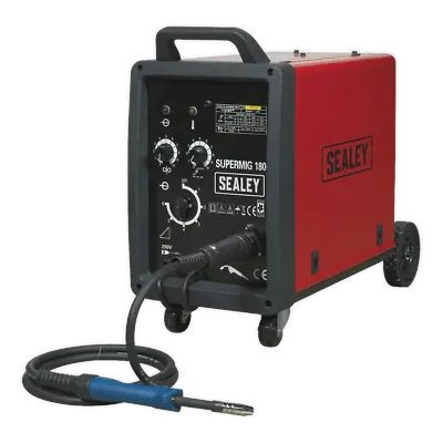 Professional MIG Welder 180A 230V With Binzel® Euro Torch | SUPERMIG180 Sealey N • £714.42